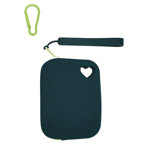 1pc Silicone Dog Treat Bag Pet Snack Bag Travel Portable Training Pet