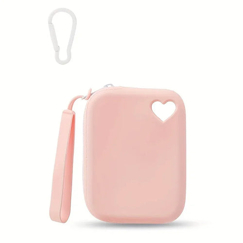 1pc Silicone Dog Treat Bag Pet Snack Bag Travel Portable Training Pet
